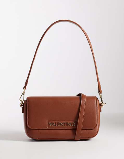 Bolso de hombro marrón con correa bandolera extraíble Aury Re de Valentino - view 1