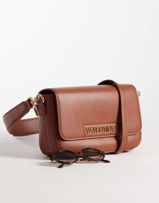 Bolso de hombro marrón con correa bandolera extraíble Aury Re de Valentino, 2 de 4