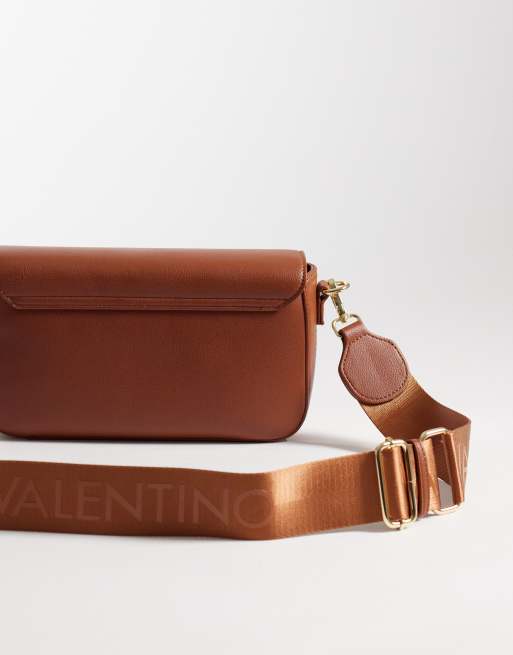 Bolso de hombro marrón con correa bandolera extraíble Aury Re de Valentino, 4 de 4