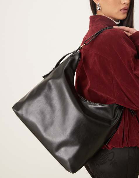 Bolso de hombro negro holgado de Accessorize - view 1