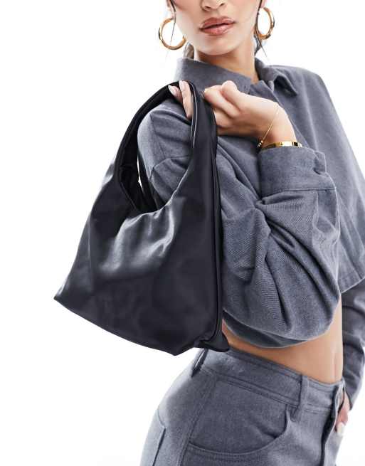 Bolso de hombro pequeño negro de nailon de & Other Stories