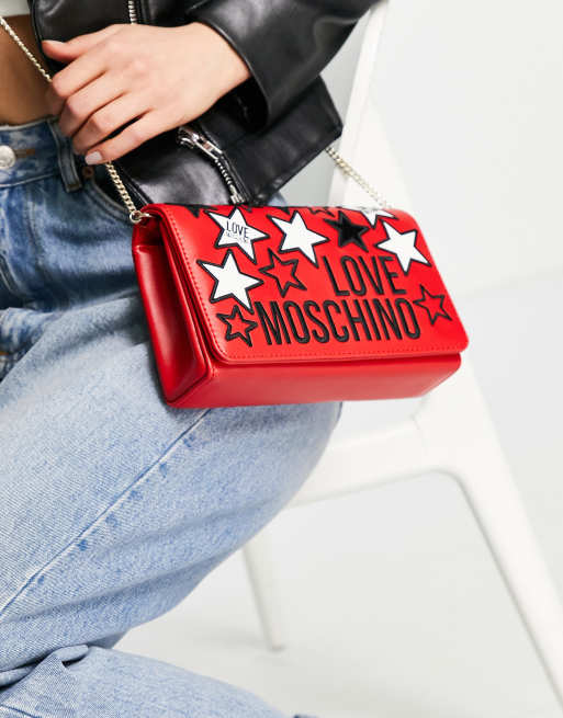 de hombro rojo con de Love Moschino | ASOS