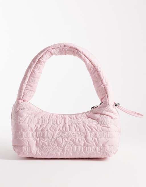 Bolso de hombro rosa acolchado con logo distintivo de Tommy Jeans, 4 de 4