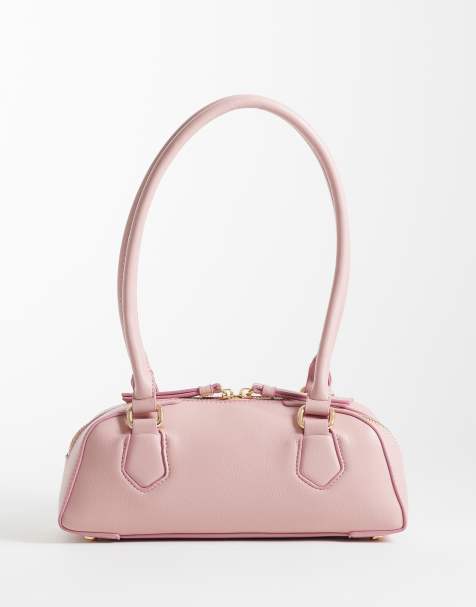 Bolso de hombro rosa claro alargado de ASOS DESIGN - view 1