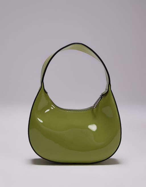 Bolso de hombro verde Secret de Topshop, 3 de 4