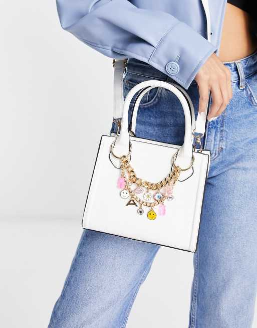 Bolso de blanco con correa bandolera y detalle de Galpal ALDO | ASOS