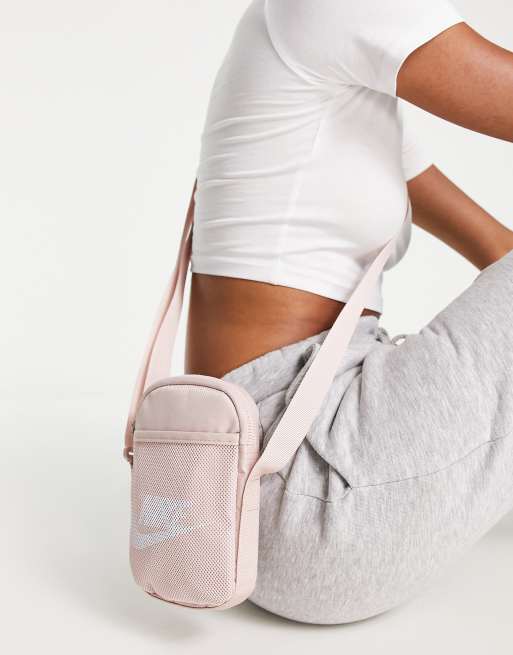 Nike Heritage Bandolera Nike Rosa Bolso De Mano Rosa Claro Estilo