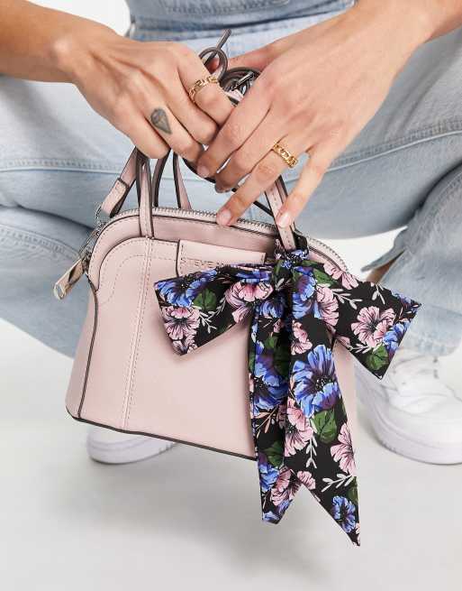 Bolso de mano rosa con pa uelo Costa de Steve Madden ASOS