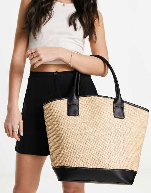 Bolso playa online paja