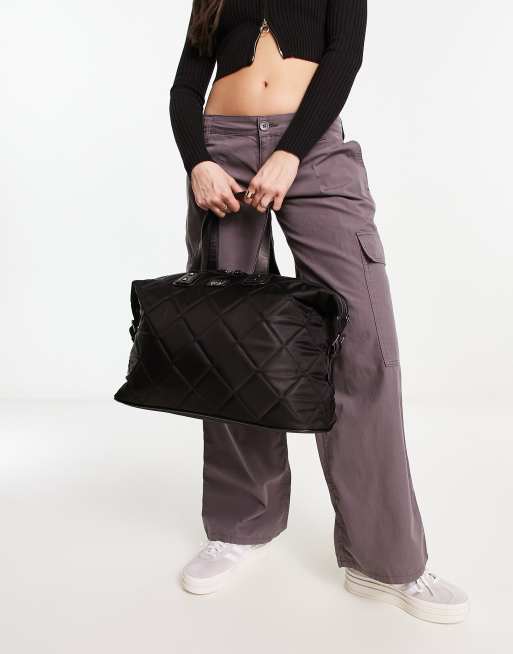 Bolso de viaje negro acolchado de Elle Sport, 3 de 4
