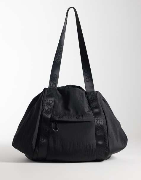 Bolso deportivo negro acolchado plegable para esterilla de yoga de tejido liso de 4505 - view 1