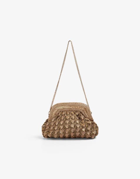 Bolso dorado metalizado de Scalpers - view 1