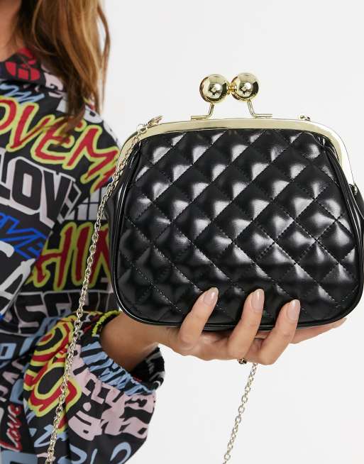 Bolso brillante acolchado con de de Love Moschino | ASOS