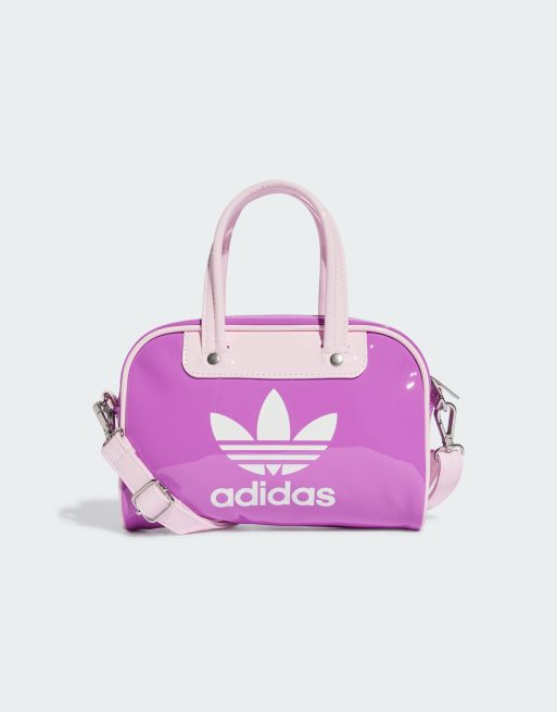 Bolso pequeño morado estilo bolera Adicolor de adidas Originals