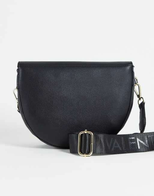 Bolso saddle negro de estilo bandolera Biggs de Valentino, 2 de 4