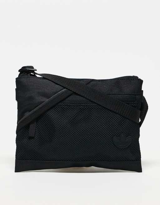 Bolso satchel negro Adicolor de adidas Originals