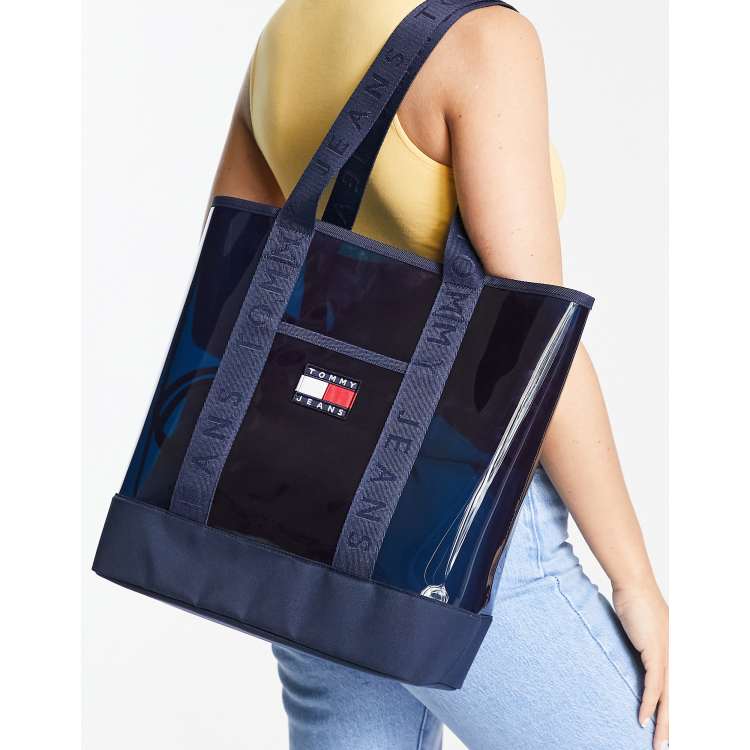 Bolso tote azul marino veraniego Heritage de Tommy Jeans ASOS