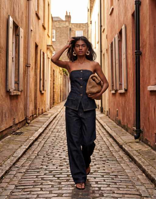Bolso tote beis de croché de paja de ASOS DESIGN, 10 de 11