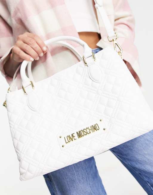 Bolso love moschino blanco new arrivals