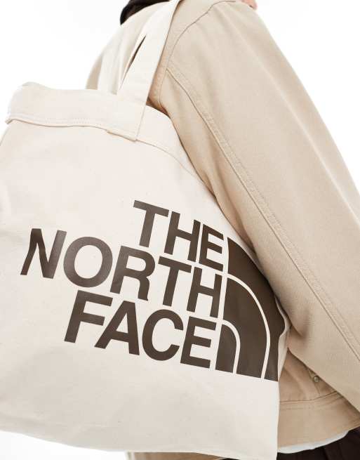Bolso tote blanco hueso con logo grande Half Dome de The North Face, 2 de 4