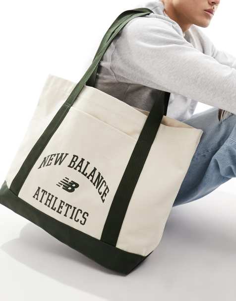 Bolso tote blanco hueso y verde Athletics de New Balance - view 1