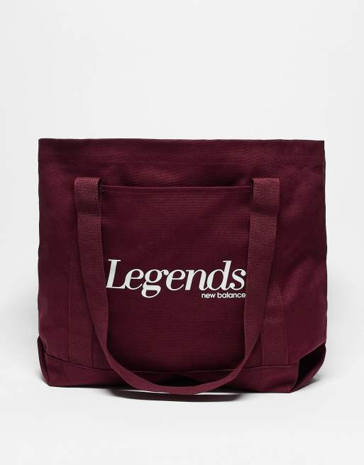 Bolso tote burdeos Legends de New Balance