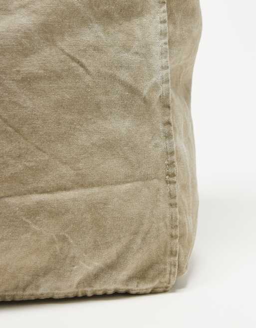 Bolso tote grande color topo unisex Tierra de AllSaints, 2 de 4