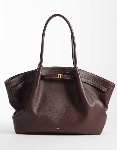 Bolso tote grande marrón oscuro Hana de JW PEI - view 1