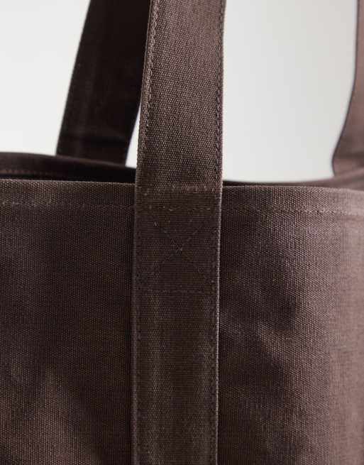 Bolso tote marrón de ASOS DESIGN, 3 de 4