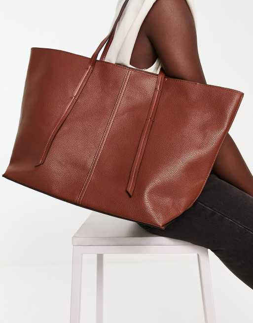 Bolso marron grande new arrivals