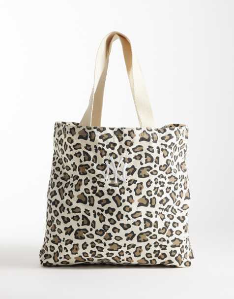 Bolso tote multicolor con estampado de leopardo y detalle de los NY Yankees de New Era - view 1