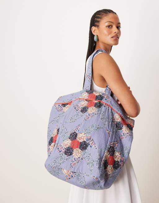 Bolso tote multicolor con estampado floral de sirsaca de ASOS DESIGN