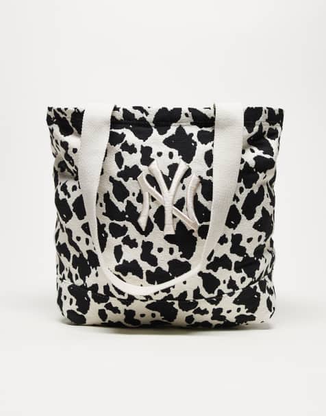 Bolso tote multicolor para mujer con estampado de vaca y logo de los NY Yankees de jacquard de New Era - view 1