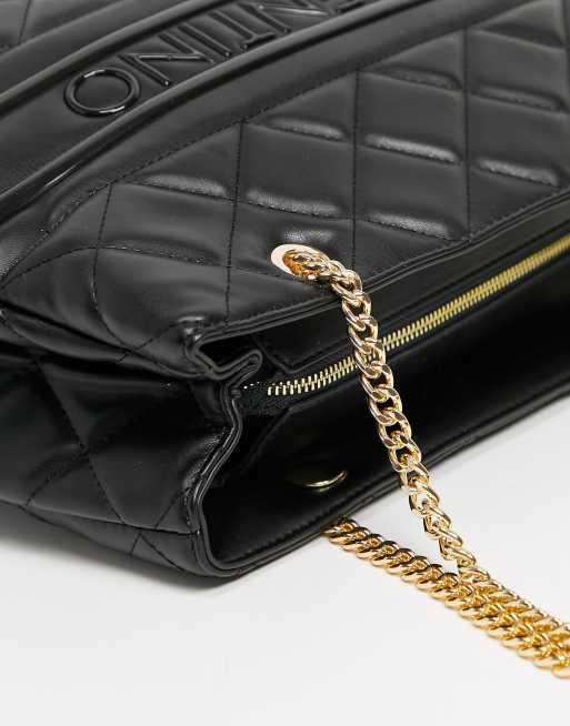 Bolso valentino negro cadena hot sale