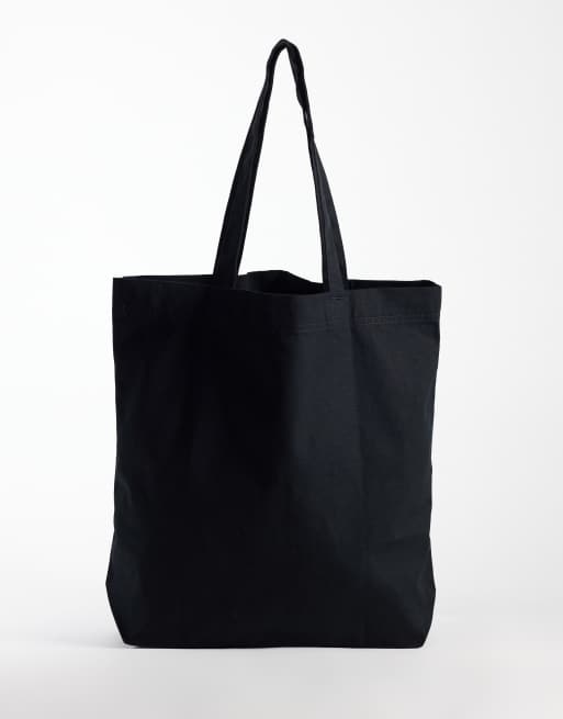 Bolso tote negro de lona de ARKET, 4 de 4