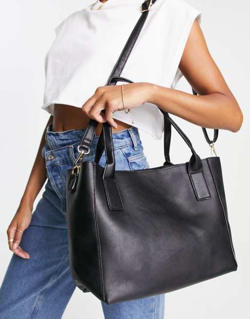 Bolso De Hombro Catwalk Collection Victoria - Piel Auténtica, Grande, Multibolsillos, Correa Ajustable
