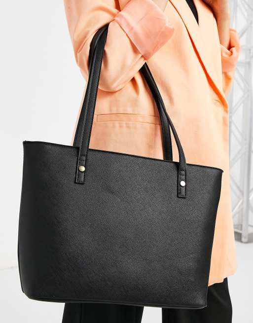 Bolso tote negro Easy ASOS DESIGN | ASOS