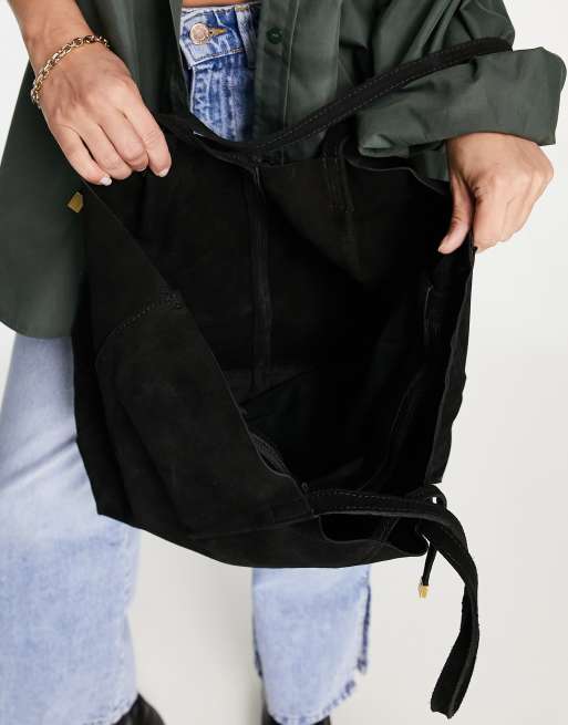 Bolso negro grande mango new arrivals