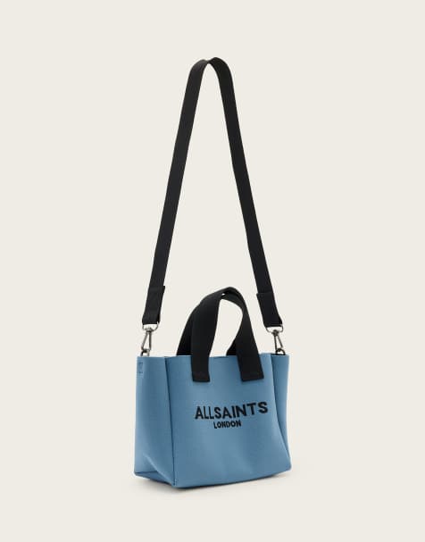 Bolso tote pequeño azul acero Izzy de AllSaints - view 1