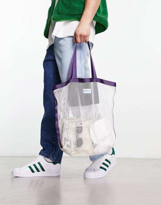 Bolso tote playero morado de Gramicci