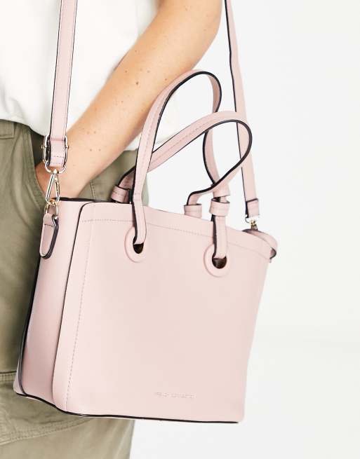Bolso tote rosa oscuro con corre para el hombro de French Connection