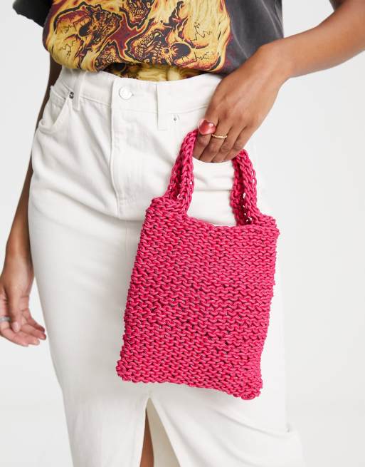 Bolso tote rosa Mango | ASOS