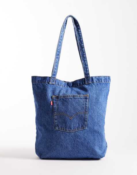 Bolso tote vaquero azul con bolsillo trasero de Levi's - view 1
