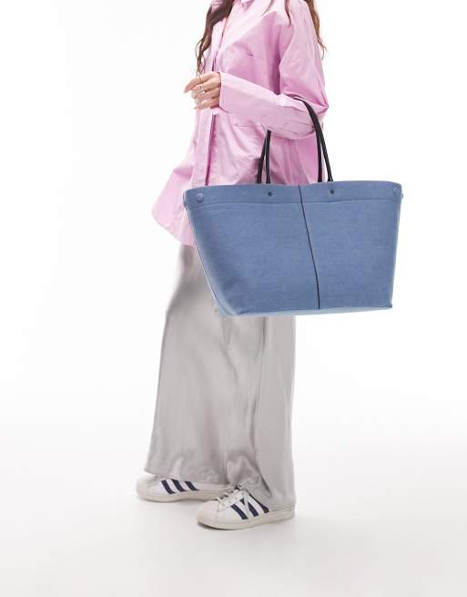 Bolso tote vaquero azul Tala de Topshop 