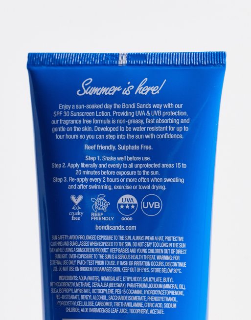 Bondi Sands – Doftfri solskyddskräm med SPF 30, 150 ml, 4 av 4