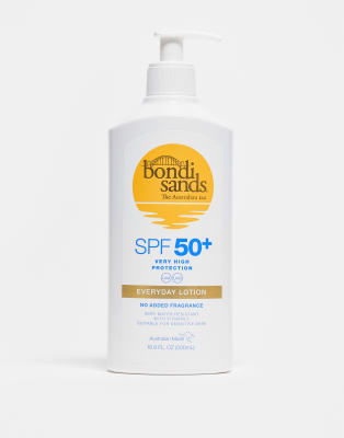 Bondi Sands - Duftfreie Sonnenlotion mit LSF 50+ - Vorteilspackung: 500 ml-Keine Farbe