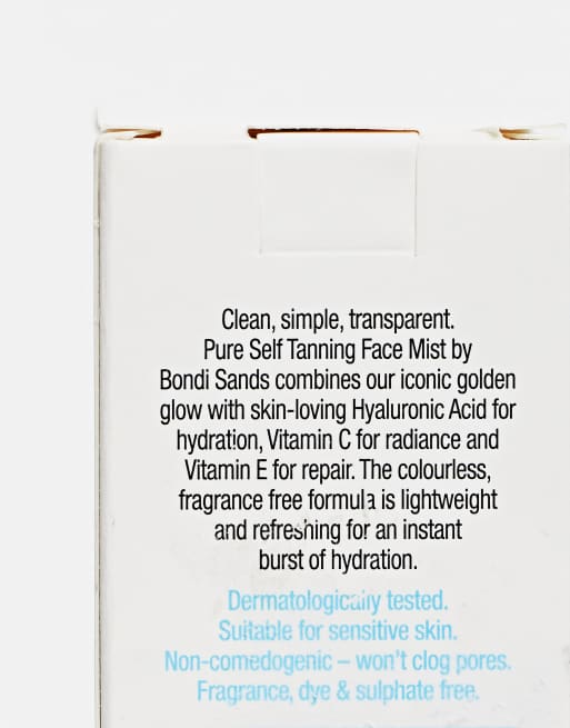 Bondi Sands Pure Self Tanning Face Mist 70ml, 3 of 4