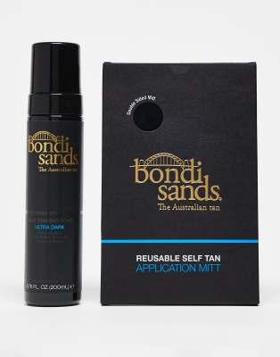 Bondi Sands - Selbstbräunungsschaum - Set mit Ultra Dark-Ausführung (200 ml) und Applikationshandschuh (im Wert von 25 £...