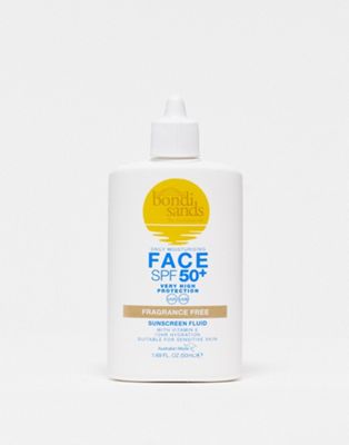 Bondi Sands SPF 50+ Fragrance Free Face Fluid 50ml-No colour