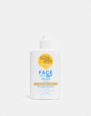 Bondi Sands Unisex No Colour Spf 50+ Fragrance Free Face Fluid 50Ml